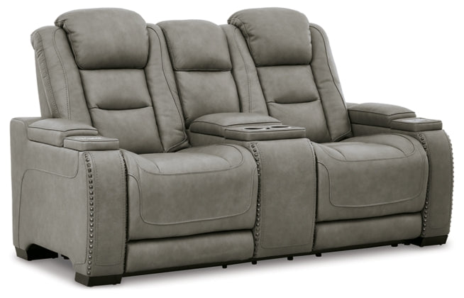 POWER RECLINING SOFA AND LOVESEAT U8530515/18-ASH