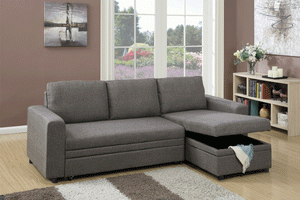 2-Pcs Sectional Set f6574 Pou