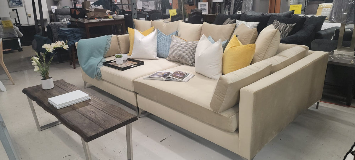 EXTRA WIDE 2 PCS SOFA CUSTOM MADE