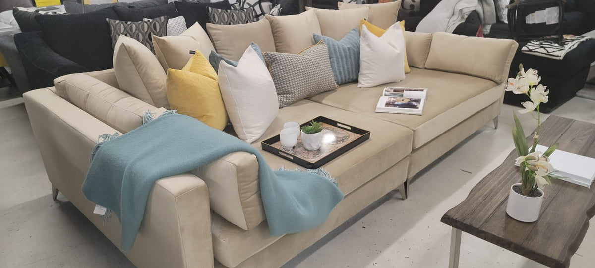 EXTRA WIDE 2 PCS SOFA CUSTOM MADE