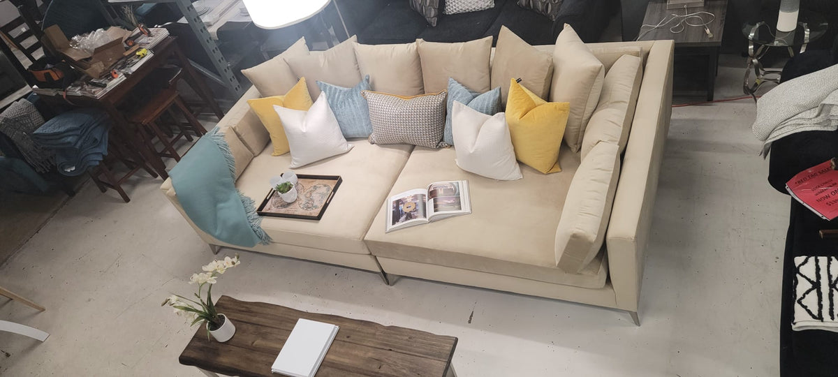 EXTRA WIDE 2 PCS SOFA CUSTOM MADE