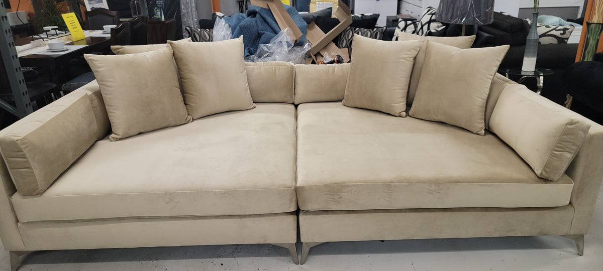 EXTRA WIDE 2 PCS SOFA CUSTOM MADE
