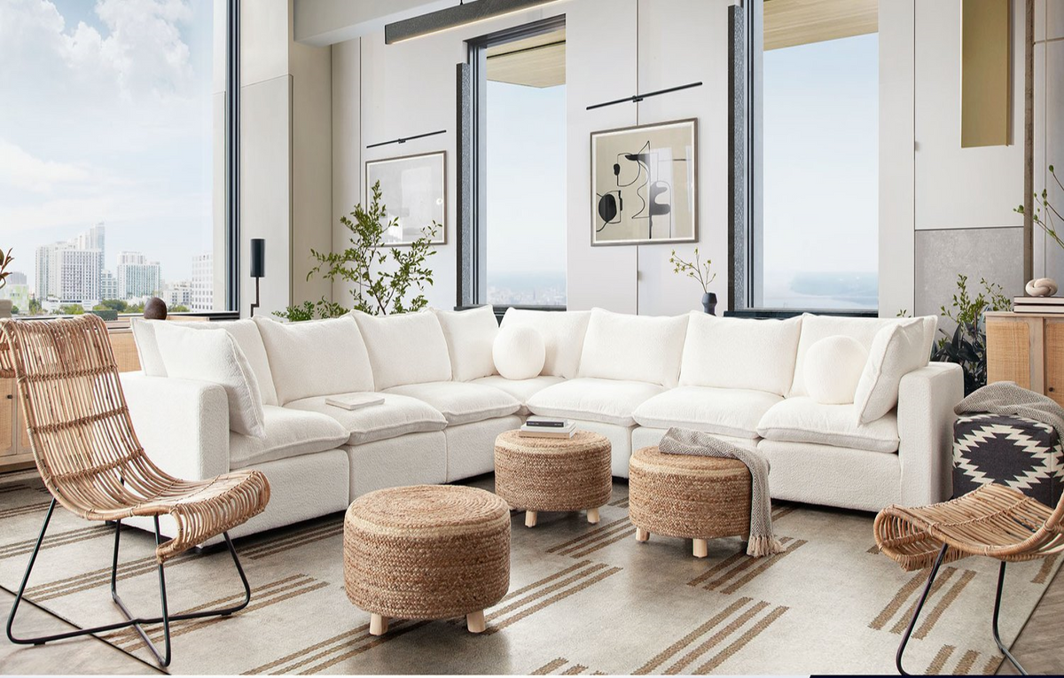 7PCS SECTIONAL IVY-DMD