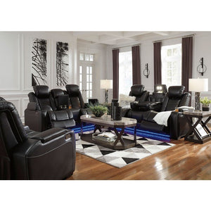 POWER RECLINING SOFA AND LOVESEAT 3700315/18-ASH