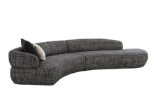 Load image into Gallery viewer, Modern Dark Grey Fabric Curved Sectional sofa VGOD-ZW-23044-DKGRY