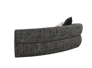 Modern Dark Grey Fabric Curved Sectional sofa VGOD-ZW-23044-DKGRY