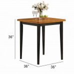 5PCS PUB SET 07285ACM OAK & BLACK