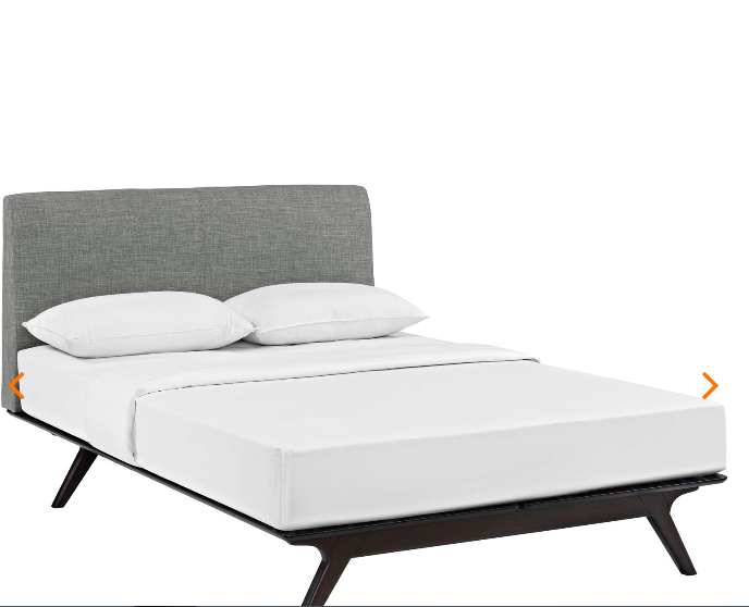 QUEEN BED FRAME MOD-5238-CAP-GRY