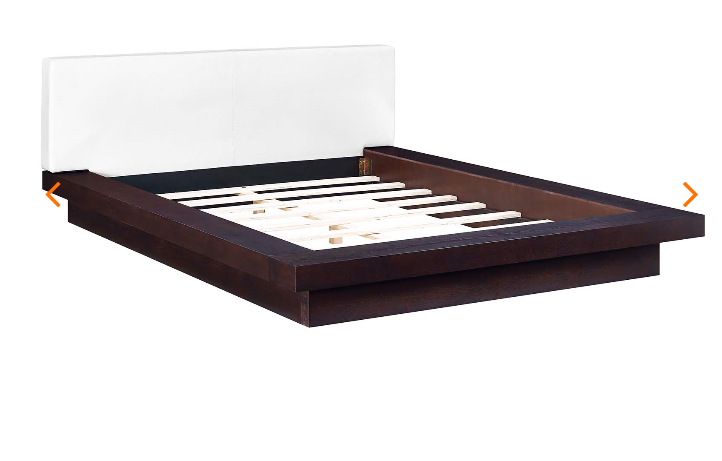 QUEEN BED FRAME MOD-5722-CAP-WHI