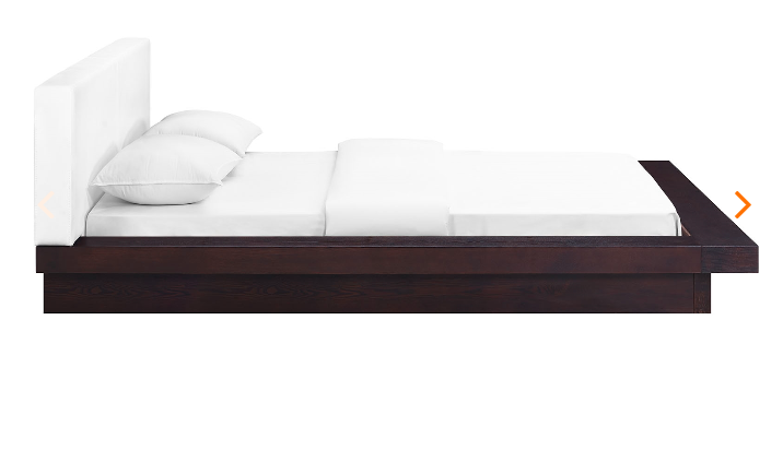 QUEEN BED FRAME MOD-5722-CAP-WHI