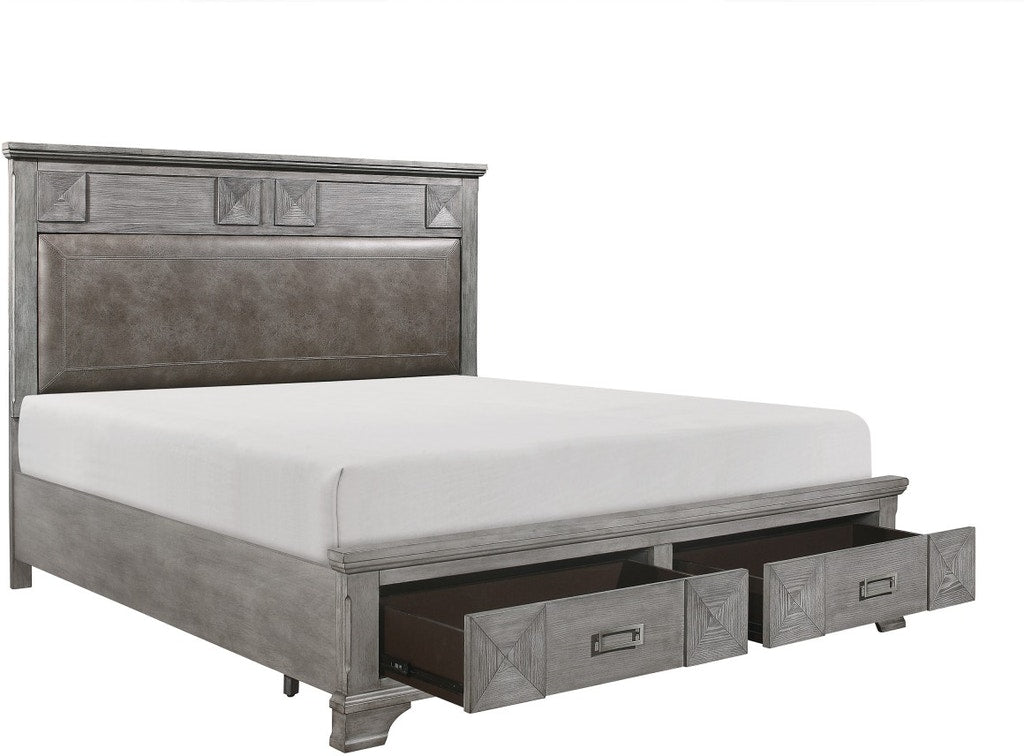 4PCS QUEEN BEDROOM SET #1516HM