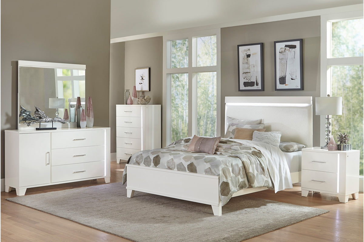 4PCS QUEEN BEDROOM SET #1678W HM