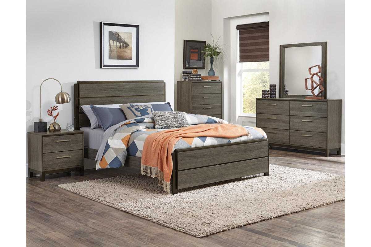 4PCS  QUEEN BEDROOM SET #1936HM