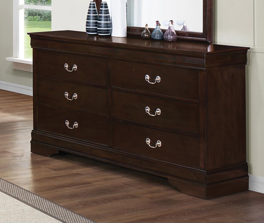 Louis Philippe 4 PCS BEDROOM SET-COA 202411Q-S4
