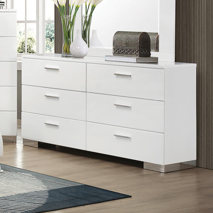 FELICITY 4 PCS QUEEN BEDROM SET-COA 203500Q-S4