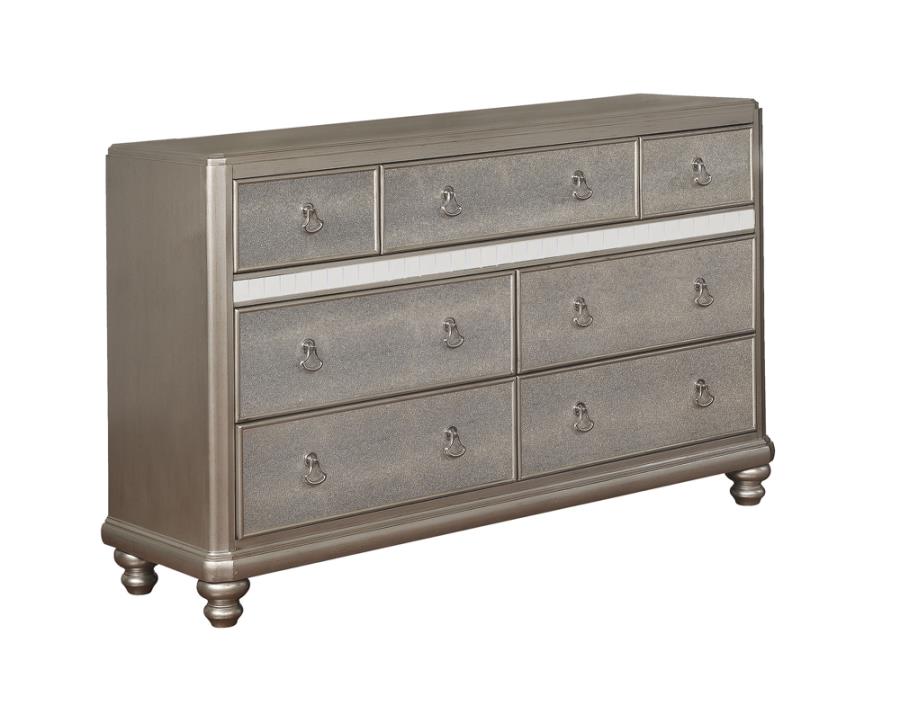 BLING GAME 4 PCS CAL KING BEDROOM SET 204181-COA