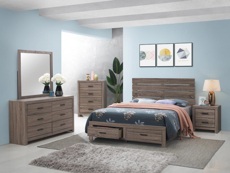 4 PCS QUEEN BEDROOM SET 207040-Q-COA