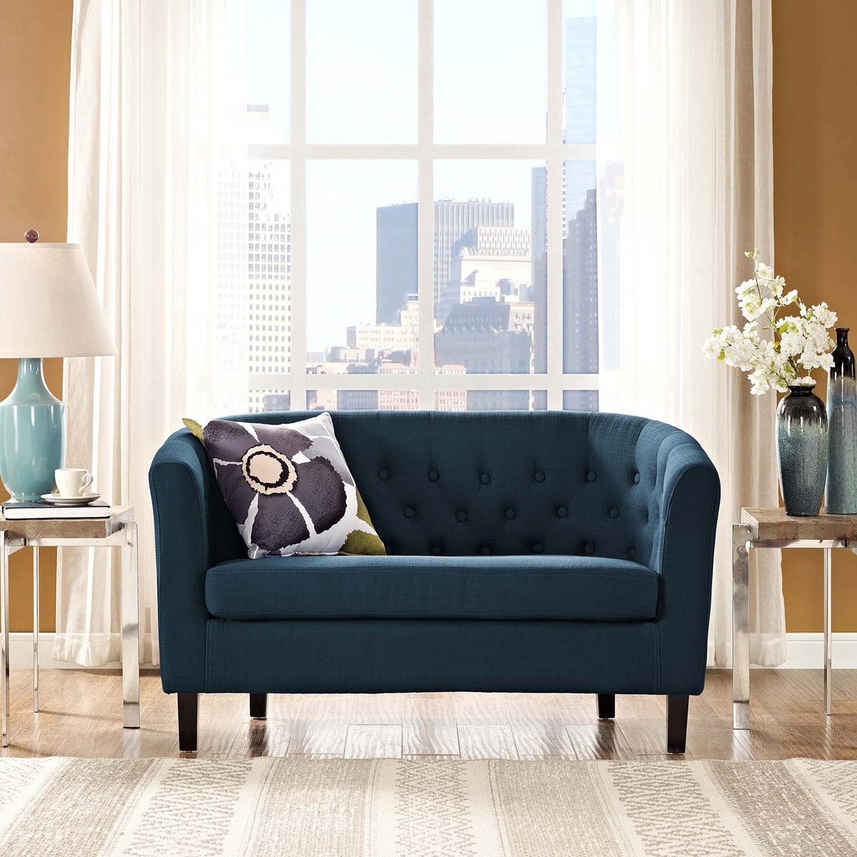 Upholstered Loveseat  EEI-2614-MOD