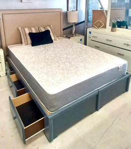 CHEST BED WITH DRAWERS AND FREE MATTRESS