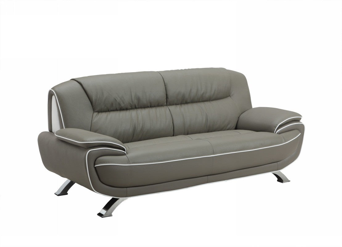 2 PCS GRAY SOFA AND LOVESEAT #405GU