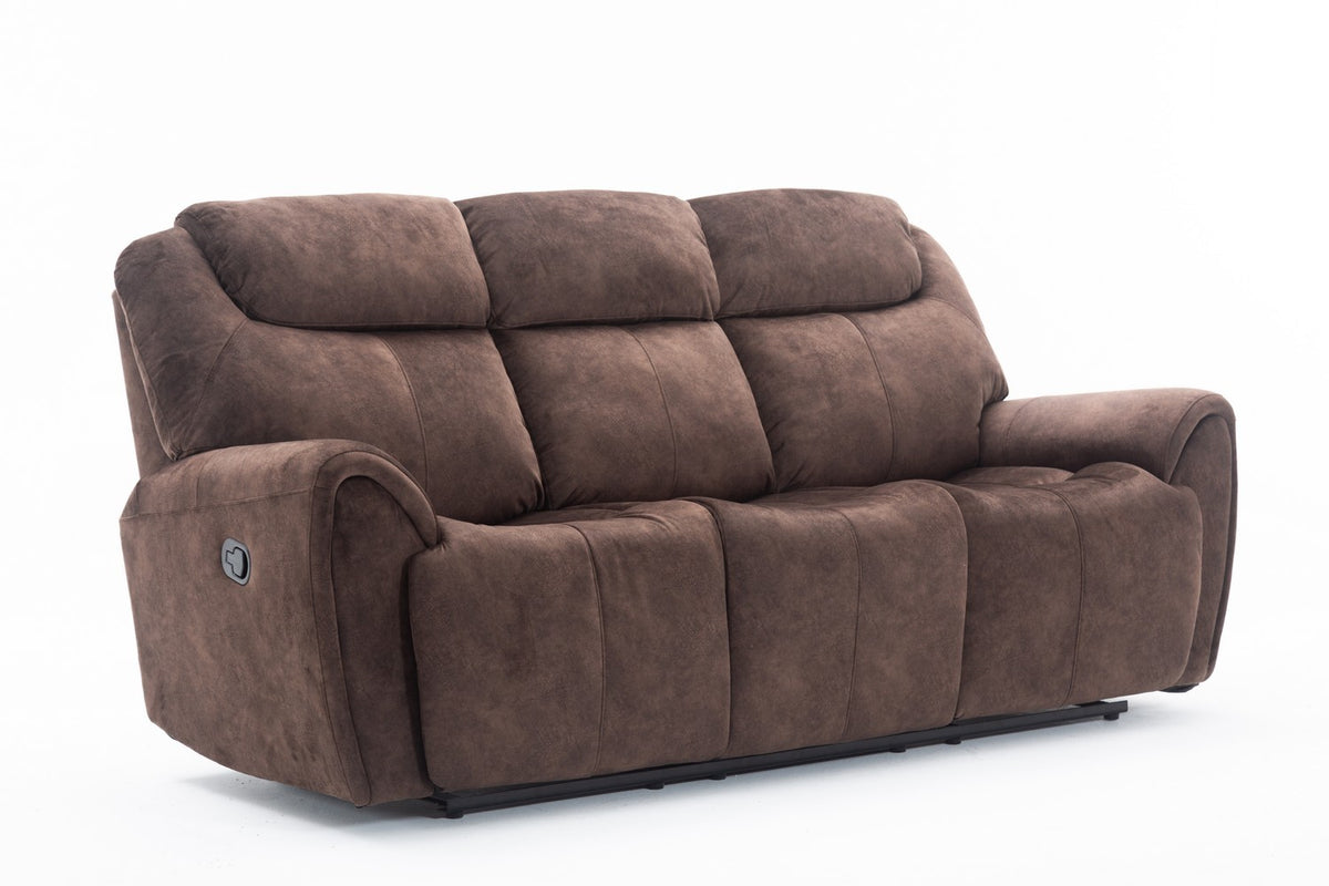 2PCS BROWN SOFA AND LOVESEAT #5008GU