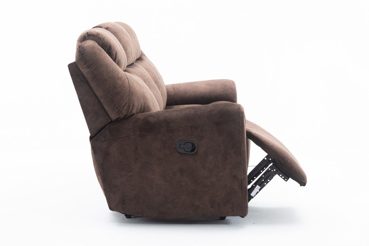 2PCS BROWN SOFA AND LOVESEAT #5008GU