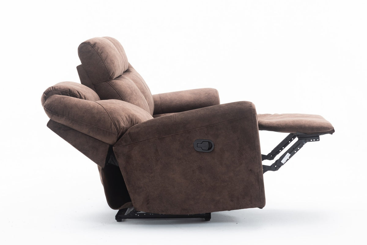 2PCS BROWN SOFA AND LOVESEAT #5008GU