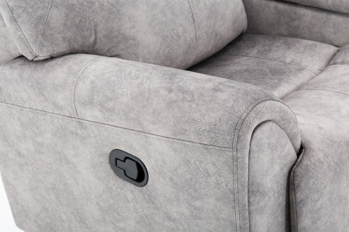 2PCS GRAY SOFA AND LOVESEAT #5008GU