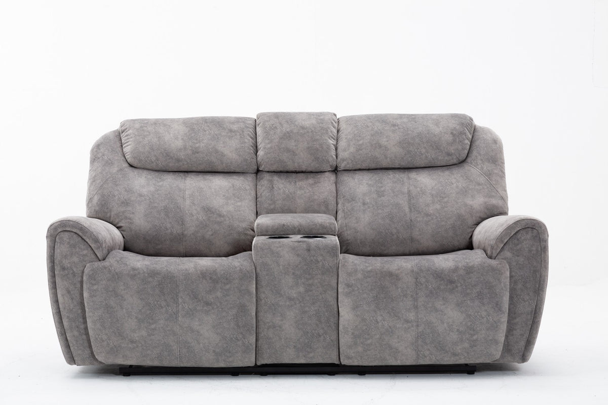 2PCS GRAY SOFA AND LOVESEAT #5008GU