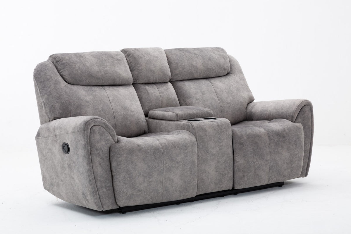 2PCS GRAY SOFA AND LOVESEAT #5008GU
