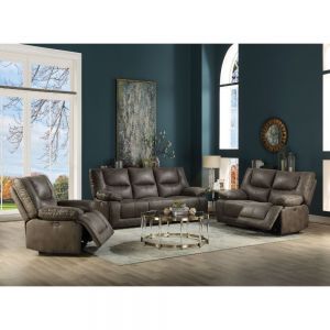 POWER RECLINER SOFA & LOVESEAT 54895/6-ACM
