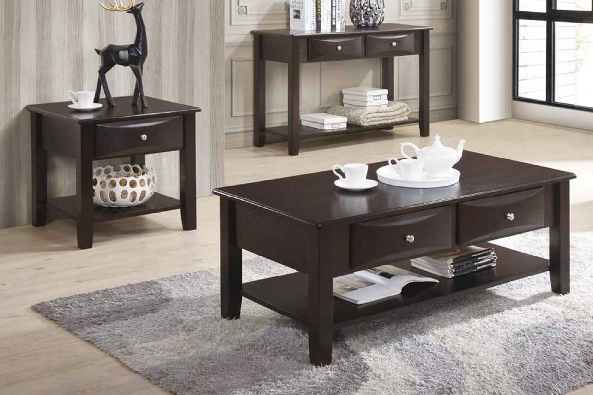 COFFEE & 2 SIDE TABLE F6387/8-POU