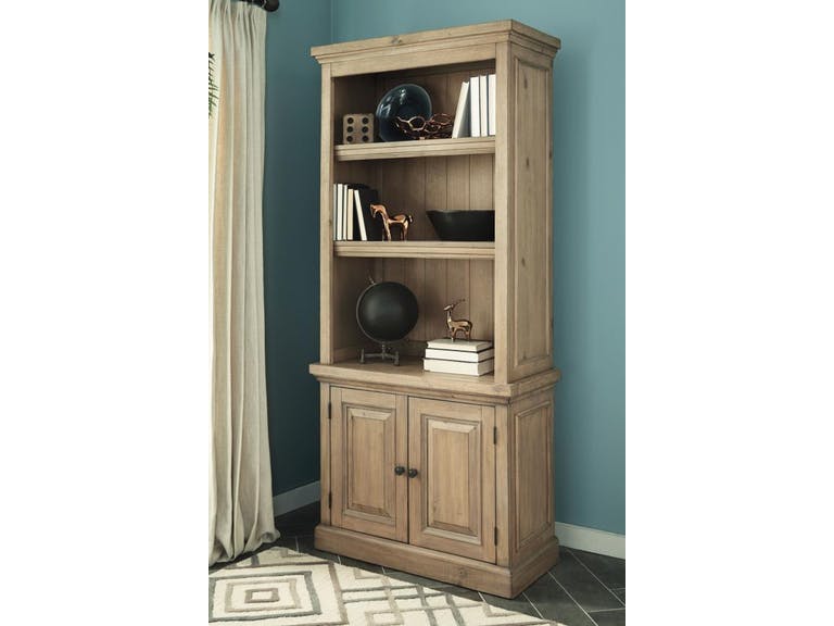 Florence SINGLE Bookcase with Rustic Finish