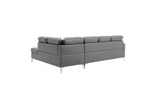 SECTIONAL & OTTOMAN 8378GY-HE