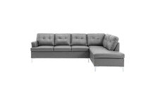 SECTIONAL & OTTOMAN 8378GY-HE