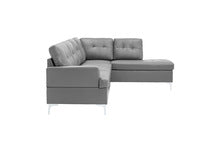SECTIONAL & OTTOMAN 8378GY-HE