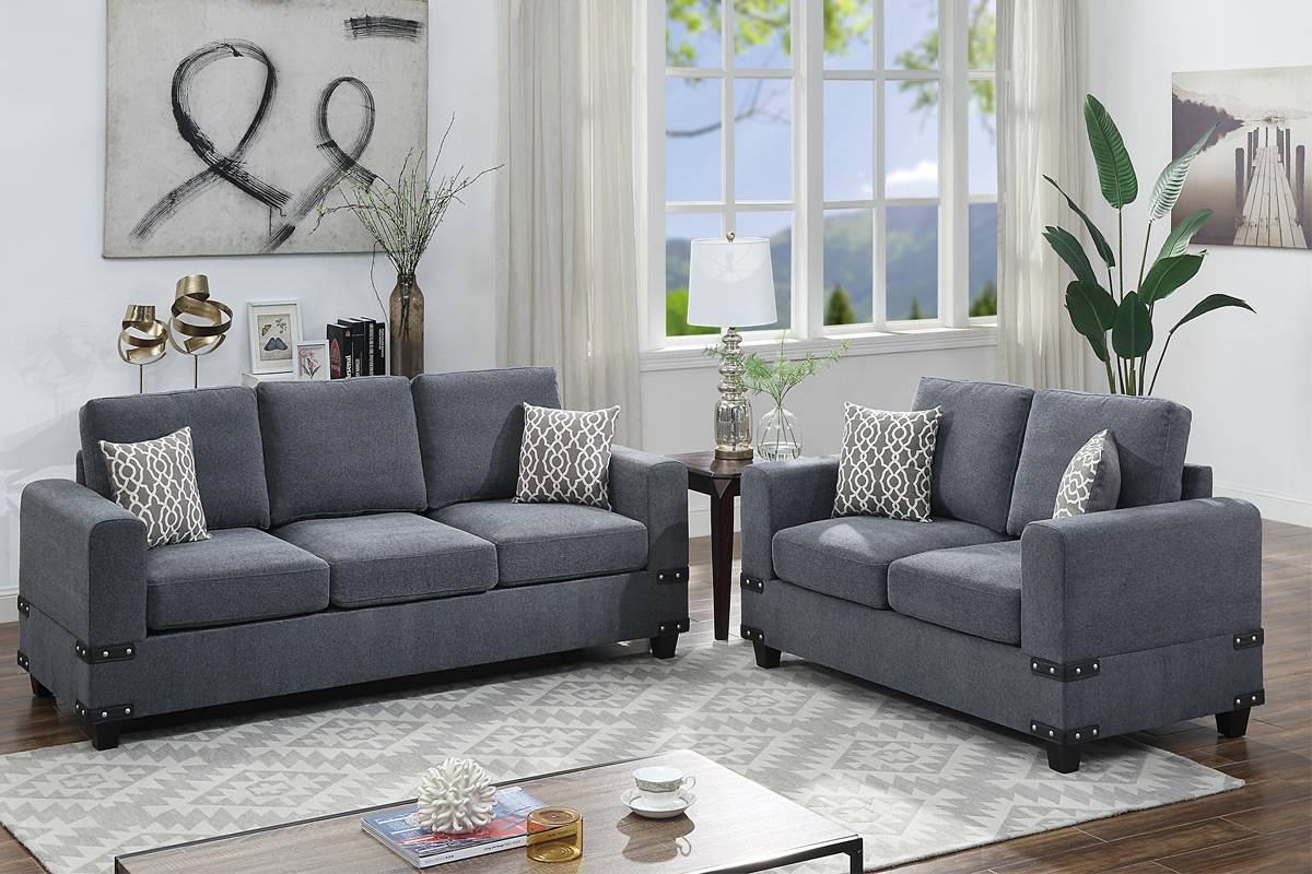 2 PCS SOFA SET 8807-POU