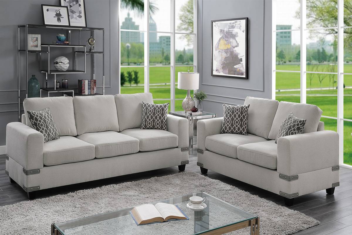 2 PCS SOFA SET 8808-POU