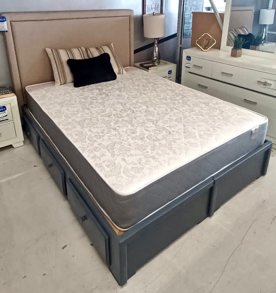 CHEST BED WITH DRAWERS AND FREE MATTRESS