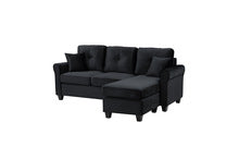 Load image into Gallery viewer, REVERSIBLE SOFA CHAISE 9411BK-HE