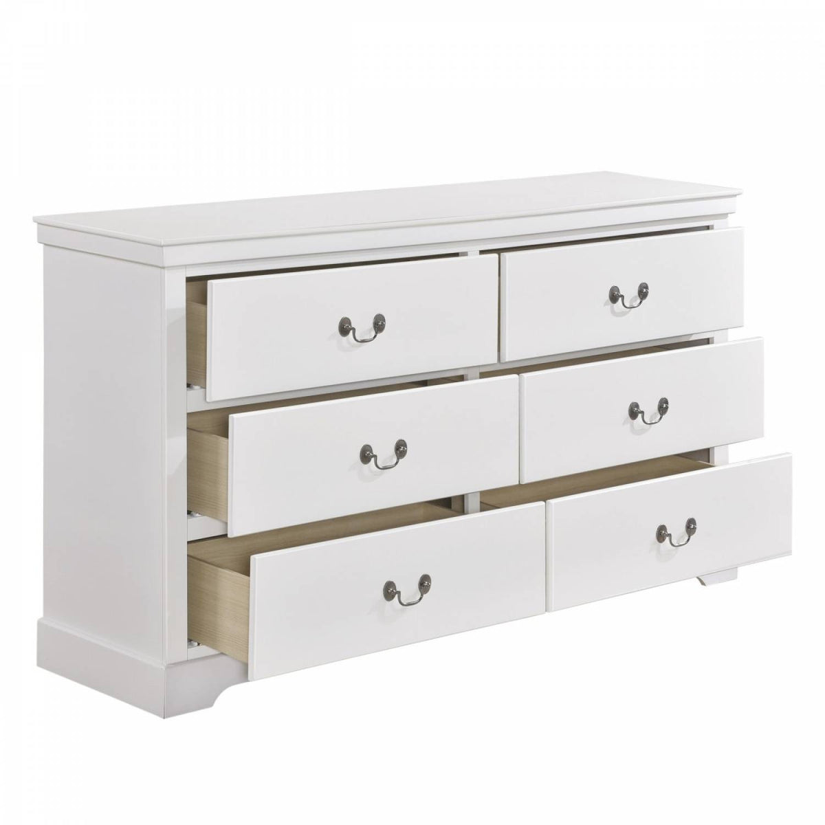 4PCS QUEEN BEDROOM SET #1519WH HM