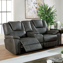 Load image into Gallery viewer, POWER RECLINER SOFA &amp; LOVESEAT 6219GY MADE IN USA-FOA