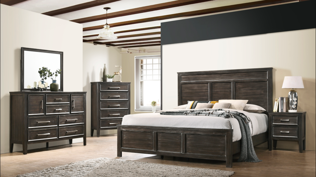 QUEEN BEDROOM SET 4 PC ANDOVER-NC