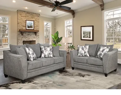 SOFA & LOVESEAT SLATE ATLANTIS-4HOM