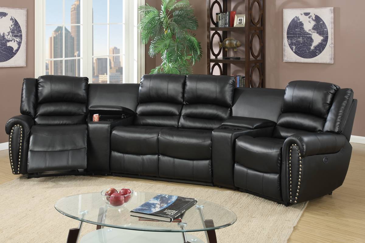 Power Theater Sectional F86602-POU