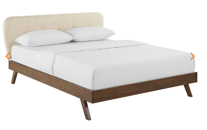 QUEEN BED FRAME MOD-6004-BEI