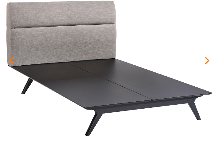 QUEEN BED FRAME MOD-5244-BLK-GRY