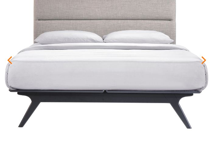 QUEEN BED FRAME MOD-5244-BLK-GRY