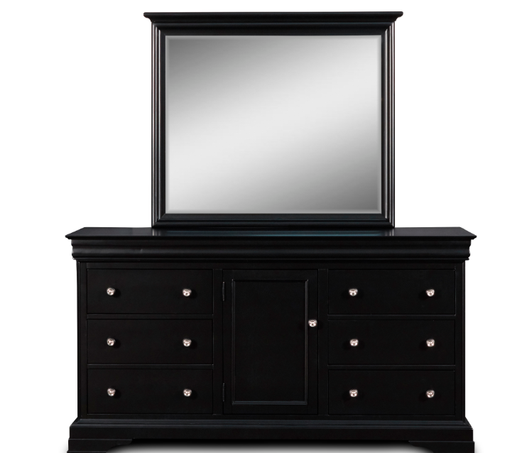 QUEEN BEDROOM SET 4 PC -BELLE ROSE-NC