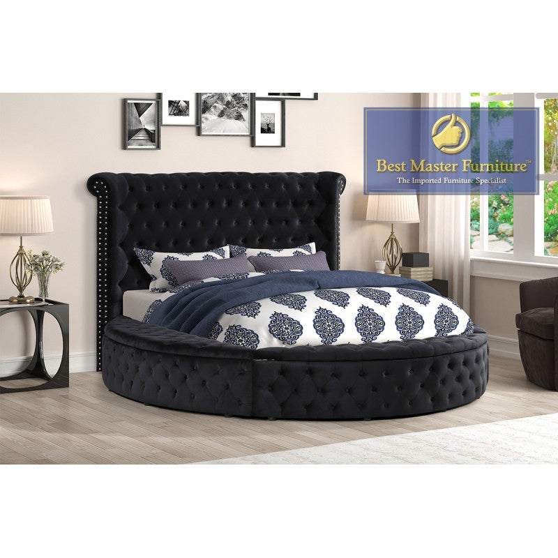 ROUND BED With Storage  BM-YY138